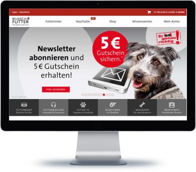 Wunschfutter Onlineshop